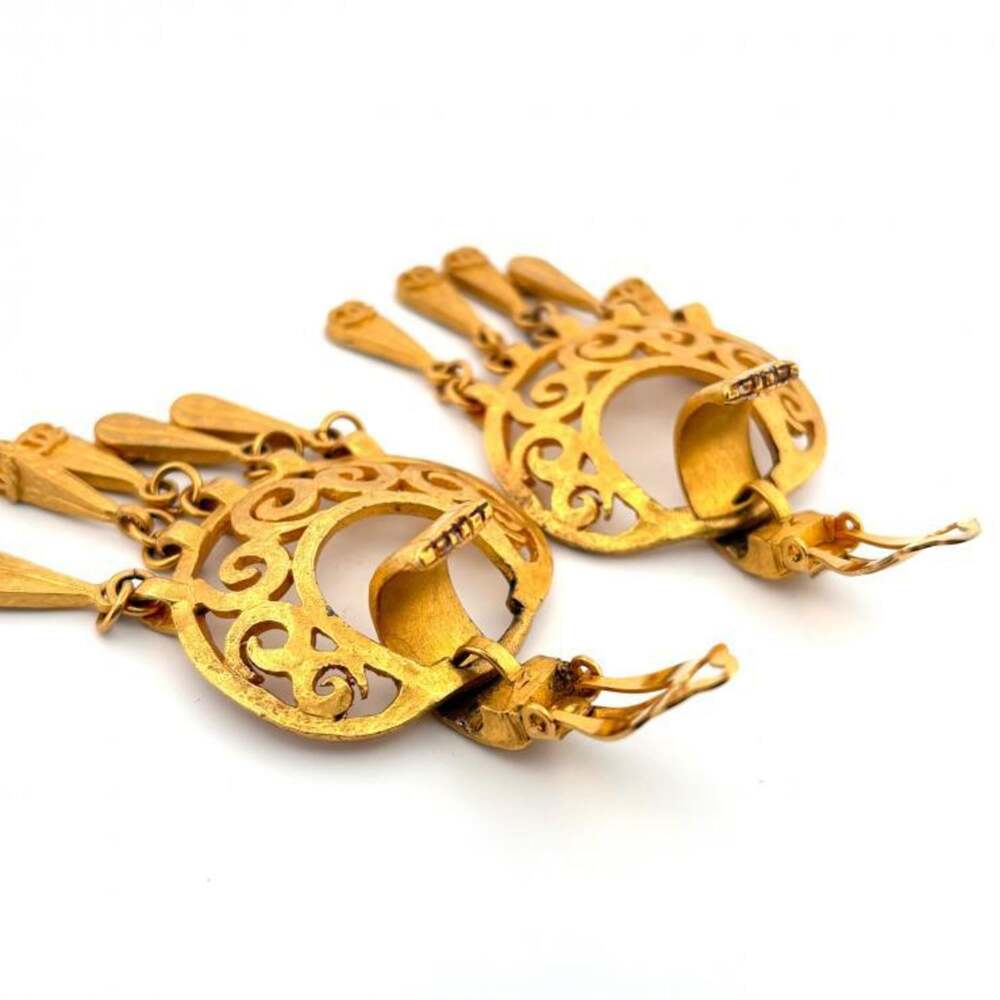 Chanel Cc Logo Clip-On Earrings Metal #247073C11B - Picture 6 of 6